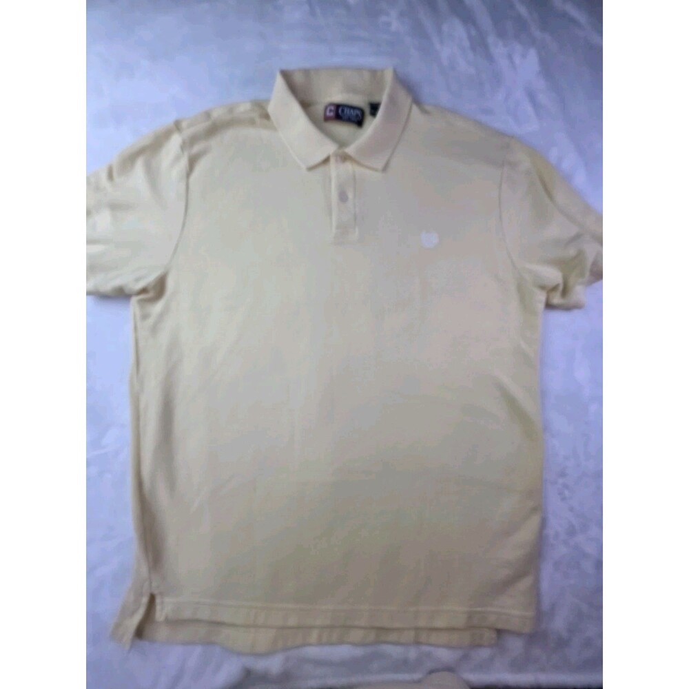 Chaps Ralph Lauren Men's‎ Yellow Size XL Short Sleeve Shirt
